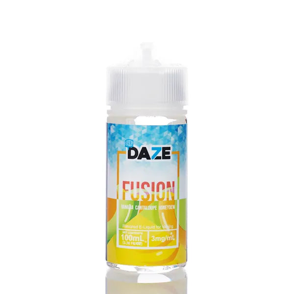7 Daze Fusion TFN - Banana Cantaloupe Honeydew ICED - 100ml - Black Coral